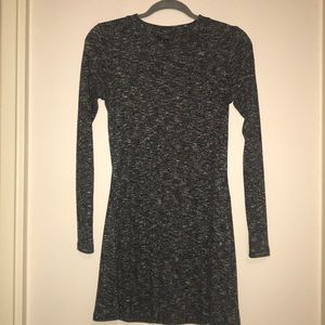 Long sleeved sweater dress